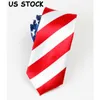 Bow Ties Classic American Flag Slips Fashion US Patriotic Independence Day Neck