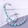 Hoop oorbellen Bohemia Big holle ronde kralen mode sieraden turquoise steen overdreven cirkel oorbel voor vrouwen strand jewelte geschenken