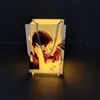 Sublimazione Lanterna acrilica Candele Lampada a vento vuota Decorazioni per il giardino di casa Regalo fai da te