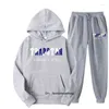 Men's t Shirts 2023 Brand Trapstar Printed Sportswear Men 15 Colors Warm Two Pieces Set Loose Hoodie Sweatshirt Pants Jogging trapstar Classic design 99ess