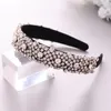 Hoofddeksels S28B-FG Elegante grote simulatie Parels Hoofdkleding Hoofdband Haarbands voor Women Hoofdtooi Pearl Beads Haarbandaccessoires