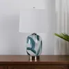 Настольные лампы современная модная керамическая лампа фойе прикроватный зал скандинавский фарфоровый диван Стол Декор свет D115