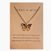 Pendant Necklaces Selling Bohemian Alloy Butterfly Necklace Clavicle Chain Card Set Drop Delivery Jewelry Pendants Dhgarden Dhwxs