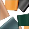 Mats Pads Mat Mat Morandi Color Cuero Placemat Heat Insation Pad Decorativo para el hogar Restaurante Decoración Accesorio perfecto D Dhxqq