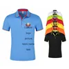 Polos męski Wysokiej jakości lato Summer Solid Kolor Klasyczna koszula polo dla mężczyzn i kobiet swobodne odzież Niestandardowe drukowanie logo