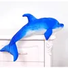 Enfants en peluche pelucheuse dolphin simulation océan animal bébé jouet pour enfants pour le cadeau d'anniversaire de Noël 55 cm la509