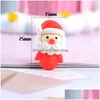 Charms 10Pcs Cute Christmas Series Flat Back Cabochon For Hairpin Jewerly Diy Accessories Decorate Elk Tree Resin Charm Drop Deliver Dhta3
