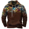 Herren Hoodies Sweatshirts Vintage Hoodie Patchwork Bedrucktes Kapuzenpullover 2023 Pullover Tops Winter Übergroße Streetwear Harajuku Pullover 4XL 230206