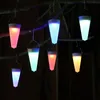 Gräsmatta lampor Solar Pathway Light Change Color Automaty Landscape Outdoor Garden Hanging Lighting Patio Lamp