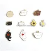 Charms 20 stcs schattige mix email Cat diy sieraden maken dier hangers voor ketting oorbellen accessoires drop levering bevindingen componen dhgp0
