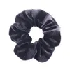Winter Candy Color Ribbon Hair Rope Women Velvet Scrunchie Rubber Band Soft Warm Elastic Hair Bands Christmas Gifts Hair Accessories 1529