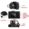 Digitalkameras Full HD 1080p 16MP Professional Video Camcorder Vlogging Flip Selfie Point Shoot VHU 230207