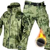 Tracksuits voor heren kamb heren jassen multi -zakken winterjassen voor mannen camouflage overalls leger tactisch pak waterdichte kleding 230207