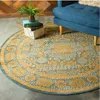 Carpet Round Vintage Living Room Decoration Rugs Persian Luxury Bedroom Decor s Washable Lounge Rug Non-slip Floor Mat 230207