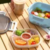 Dinnerware Sets 1 Set Durable Lunch Box High Capacity Pack Rice Thickened Outdoor Picnic Lunchbox Bento