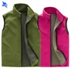 Gilets pour hommes Hommes femmes thermique polaire débardeur printemps hiver coupe-vent Sports de plein air gilet amoureux vêtements d'extérieur sans manches randonnée veste vêtements 230207