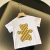 Childrens Luxury Clothes Baby Kids Designer Tshirt Boys Summer Clothing Girls Short Sleeve Fashion Letter Shirts Unisex Tops 2 Colors