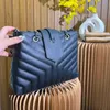 Loulou Puffer Designers Torby Kobiety na ramię luksusowe torebki meseger mody metaliczne torebki klasyczne sprzęgło crossbody ładne