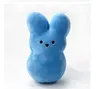 Fournitures de fête Lapin de Pâques Jouets Festifs 15 cm Jouets en peluche Enfants Bébé Joyeuses Pâques Lapin Poupées 6 Couleurs En Gros SN632