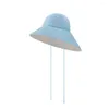 Breda randen hattar ohsunny 2023 kvinnor stor sol hat upf 1000 hink cap anti-uv strand