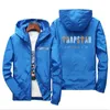 Mens Jacket Hooded Autumn And Winter Style For Men Women Windbreaker Coat Long Sleeves Fashion Jackets With Zippers Letters Printed Outwears