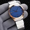 Mens Watch Mekanik Otomatik 8215 Hareket İzler 40mm İş Bilgileri Sapphire Montre De Luxe Tüm Paslanmaz Çelik