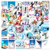 50PCS-Pack narciarstwo snowboard snowbird naklejki hurtowe winylowe naklejki wodoodporne laptopy Scrapbooking Guitar Box Box Board Jdm Bagaż naklejka bagażowa