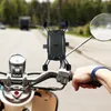 Composants de guidon de vélo Support universel pour téléphone de vélo Support de support de moto réglable à 360 degrés Support de montage pour rétroviseur de guidon 230206