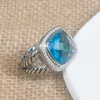 Statement Rings Women and Men Classic Ladies 14mm Cubic Zircon Rings Fashion Jewelry Accessories Rings