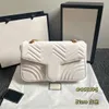 Designer bag handbag classic messenger bag real belt serial number women's fashion