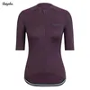 Racing sets Woman's Cycling Jersey Summer Fashion Outdoor Sportwear Raphaful Tight Montering Short Sleeve Mountain Bicycle Bike