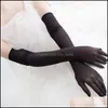Fem fingrar handskar mode sexig trathin sunsn l￥ng spets sommar kvinnlig veet fl finger elastisk antiuv cykel k￶r 20220301 t2 dro dholh