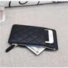 Brand celular bolsa de celular z￭per carteira de bolso de luxo sacos de presente de couro para bolsas de cart￣o de cr￩dito designers de nome de cart￣o de cart￣o de cart￣o zer273s
