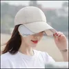 Top Caps Hat Lady Summer Cap Korean Moda Sunsn Çift PL Sun Beyzbol Adam 298 Q2 Damla Teslimat Aksesuarları Şapkalar Scarves Eldivenleri Dhrvu