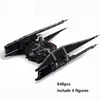 Bloco 10907 Kylo Ren's Tie Fighter Building Compatible 75179 DIY Bricks Education Toys Christmas Gift 230206