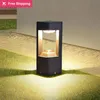 Lampy trawnikowe 10pc 60 cm LED Garden Light Villa Park Stand Post Pillar Outdoor Courtyard Pathway Patio Patio Bollard