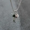 Подвесные ожерелья 1pc/пара астронавты магнитные аттракционная пара ожерелье дружба украшения украшения творческая цепочка для женщин подарки