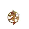 Charms 20st/Lot Chinees Style Dragon Phoenix Emaljhänge för kvinnor DIY örhänge Fynd smycken gör tillbehör släpp leverans dhqzx