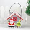 Decorações de Natal 1pc Merry Candy Bag Presente Titulares de neve rena Home Presentes de Natal Adornos de Navidadchristmas