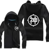 Heren Hoodies Dargon Ball King van de Cardigan Zipper Pullover Dikke Hoodie Jacket Coat