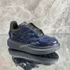 2023 Designer di lusso uomo donna scarpe casual tessuto camoscio effetto pelle di vitello sneakers velluto fibra mista moda taglia 34-46