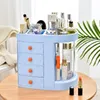 Bathroom Storage & Organization Creative Cosmetics Box Skincare Products Lipstick Cabinet Desktop Large Capacity Eco-friendly Plastic Drawer