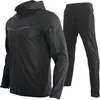 Markenmänner Tracksuits Tech Fleece Hoodie Cotton Stretch Training Trage Mantel Jogginghosen Sport Set Clothing