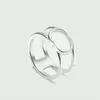 Anel de design masculino clássico anéis de amor para mulheres crânio fantasma anel de luxo banhado vintage letra de prata moda unissex homme bague