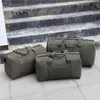 Duffel Bags Мужчины складывают сумасшедшие сумки с большими емкостью Canvas Unisex Luggage Storage Outdoor Prompable Fitness xa858m