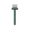2in1 Comb Cleaning Brush Hairbrush Cleaner Rake Comb Embedded Tool Mini Hair Dirt Remover För att ta bort håret Damm Hem Salong Användning