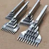 4Pcs set 3 4 5 6mm Leather Craft Tools Hole Punch Lacing Stitching 1 2 4 6 Prong Make Bag Fitting283x