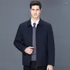 Men's Down 2023 Cotton Clothing Thick Lightweight Winter Coat Middle-age Business Collar Warm Wool Wholesale
