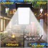 Andere Solarleuchten Sicherheitslicht 900 Lumen Outdoor Indoor Split Powered Flutlicht Wasserdichte Straßenlaterne mit Fernbedienung für DHR5D