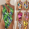 Femmes concepteur d'été une pièce sexy bikini Hollow Print Maillots de bain à bandoulière simple maillot de bain px0729 mode plage costumes maillot de bain